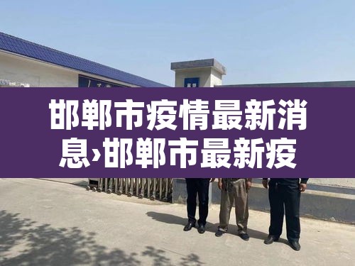 邯郸市疫情最新消息›邯郸市最新疫情数据