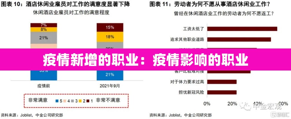疫情新增的职业：疫情影响的职业