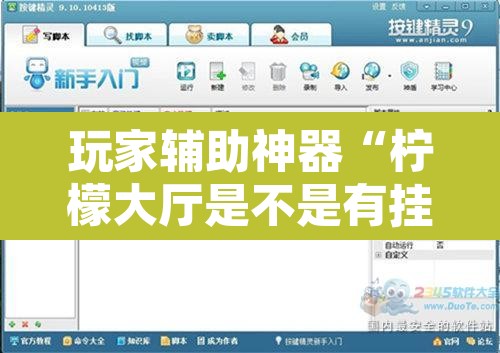 玩家辅助神器“柠檬大厅是不是有挂”开挂辅助脚本+详细开挂安装教程