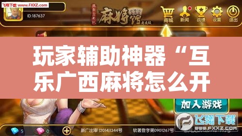 玩家辅助神器“互乐广西麻将怎么开挂”开挂辅助脚本+详细开挂安装教程