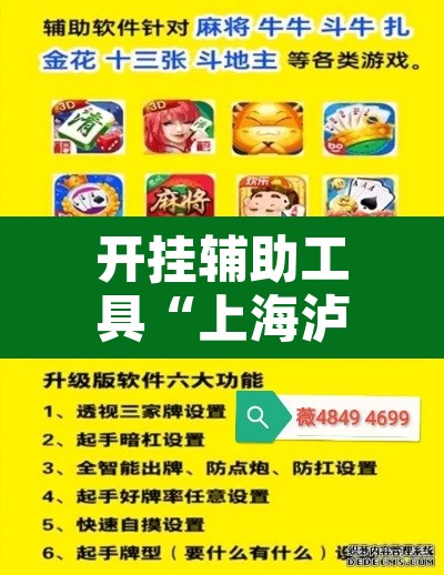 开挂辅助工具“上海泸乐麻将透视辅助挂”开挂辅助脚本+详细开挂安装教程