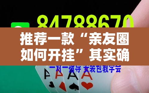 推荐一款“亲友圈如何开挂”其实确实有挂