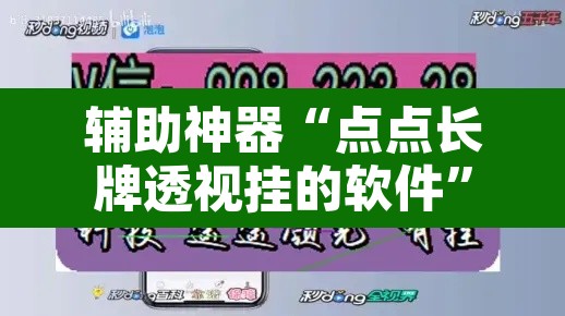 辅助神器“点点长牌透视挂的软件”其实确实有挂