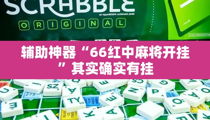 辅助神器“66红中麻将开挂	”其实确实有挂