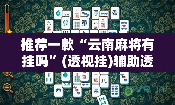 推荐一款“云南麻将有挂吗”(透视挂)辅助透视教程