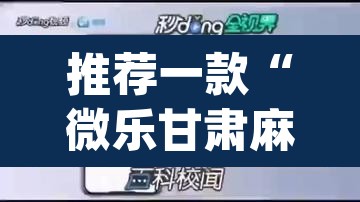 推荐一款“微乐甘肃麻将开挂神器下载”(透视挂)辅助透视教程