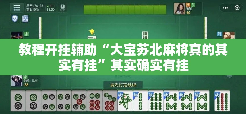 教程开挂辅助“大宝苏北麻将真的其实有挂	”其实确实有挂