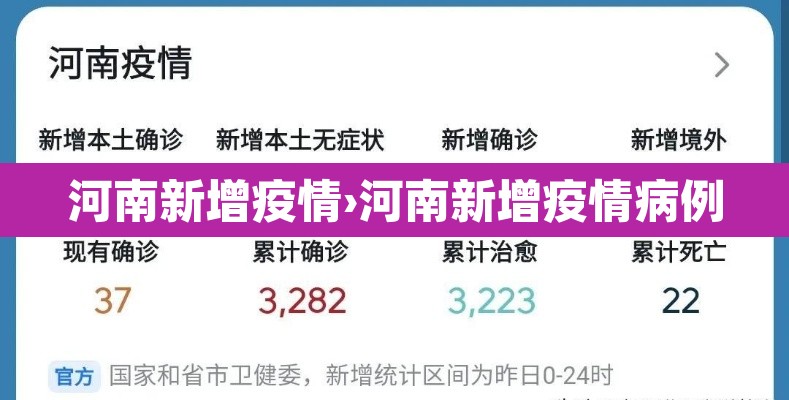 河南新增疫情›河南新增疫情病例