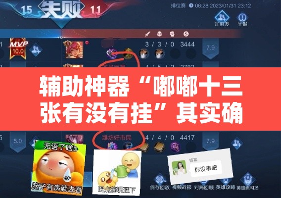 辅助神器“嘟嘟十三张有没有挂”其实确实有挂