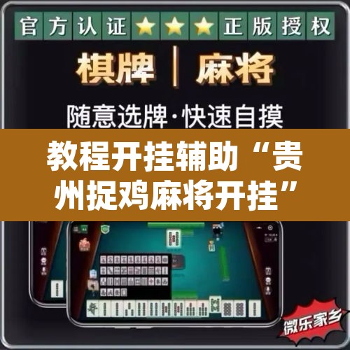 教程开挂辅助“贵州捉鸡麻将开挂	”(透视)其实确实有挂