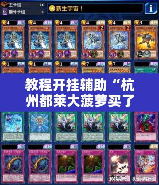 教程开挂辅助“杭州都莱大菠萝买了挂有用吗”其实确实有挂