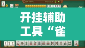 开挂辅助工具“雀神广东麻将万能开挂器	”(透视)其实确实有挂