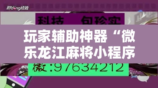 玩家辅助神器“微乐龙江麻将小程序免费挂	”其实确实有挂