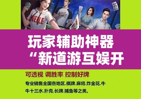 玩家辅助神器“新道游互娱开挂辅助软件”开挂辅助脚本+详细开挂安装教程