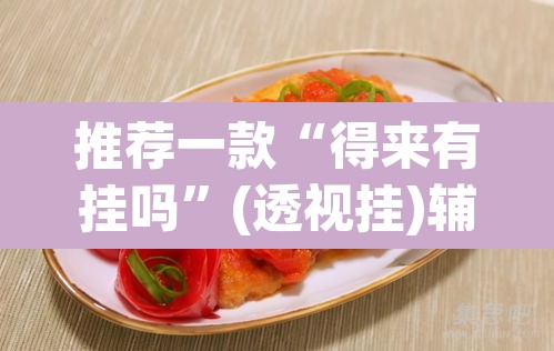 推荐一款“得来有挂吗”(透视挂)辅助透视教程