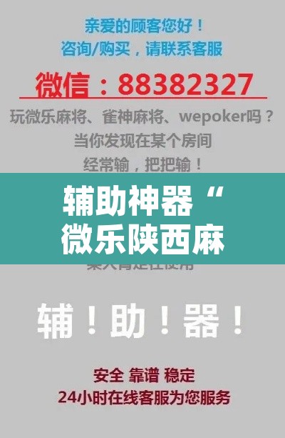 辅助神器“微乐陕西麻将怎么提高胜率	”开挂辅助脚本+详细开挂安装教程