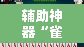 辅助神器“雀神麻将免费开挂教程”开挂辅助脚本+详细开挂安装教程