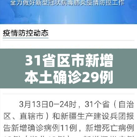 31省区市新增本土确诊29例涉5省市›31省区市新增确诊92例本土73例