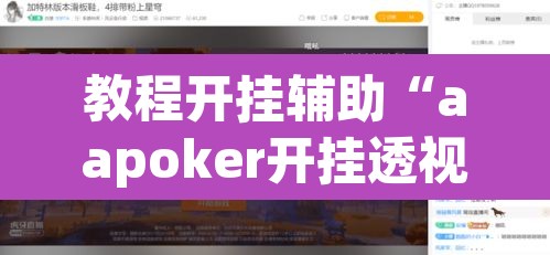 教程开挂辅助“aapoker开挂透视方法”其实确实有挂