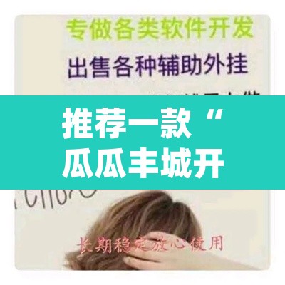 推荐一款“瓜瓜丰城开挂神器软件下载”(透视挂)辅助透视教程