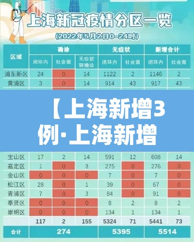 【上海新增3例·上海新增3例境外输入病例】