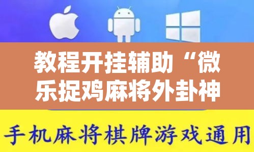 教程开挂辅助“微乐捉鸡麻将外卦神器下载安装免费”(透视)其实确实有挂