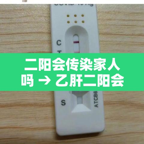 二阳会传染家人吗 → 乙肝二阳会感染吗