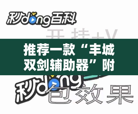 推荐一款“丰城双剑辅助器”附辅助神器开挂脚本详细步骤