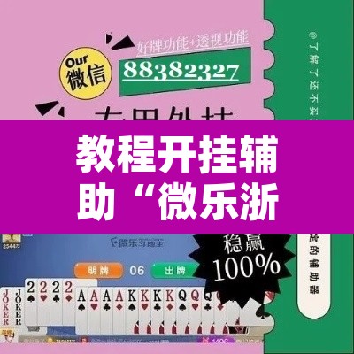 教程开挂辅助“微乐浙江麻将万能开挂器通用版”开挂辅助脚本+详细开挂安装教程