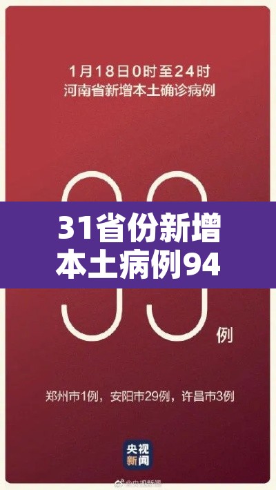 31省份新增本土病例94例›31省新增本土病例62例