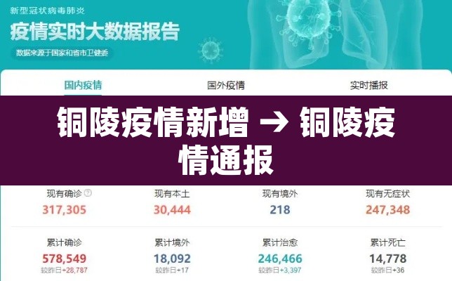 铜陵疫情新增 → 铜陵疫情通报