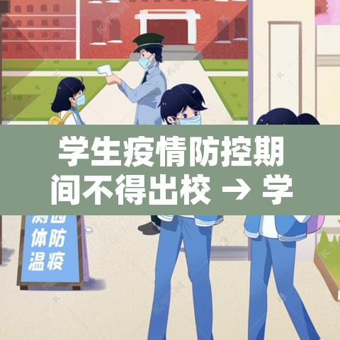 学生疫情防控期间不得出校 → 学校疫情不让外出合法分析