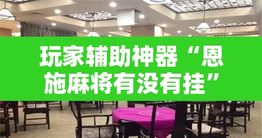 玩家辅助神器“恩施麻将有没有挂”其实确实有挂