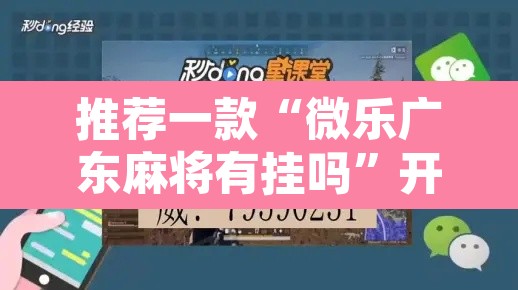 推荐一款“微乐广东麻将有挂吗”开挂辅助脚本+详细开挂安装教程