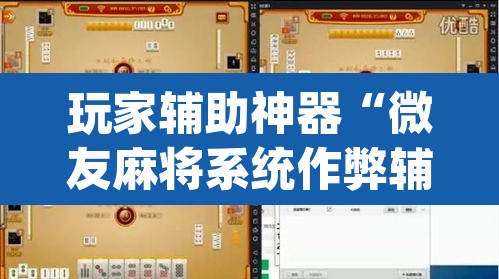 玩家辅助神器“微友麻将系统作弊辅助工具”(透视挂)辅助透视教程