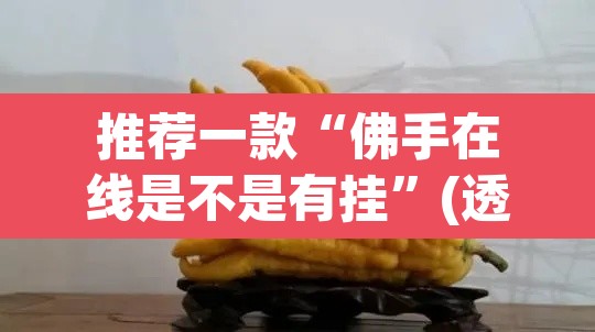 推荐一款“佛手在线是不是有挂	”(透视挂)辅助透视教程