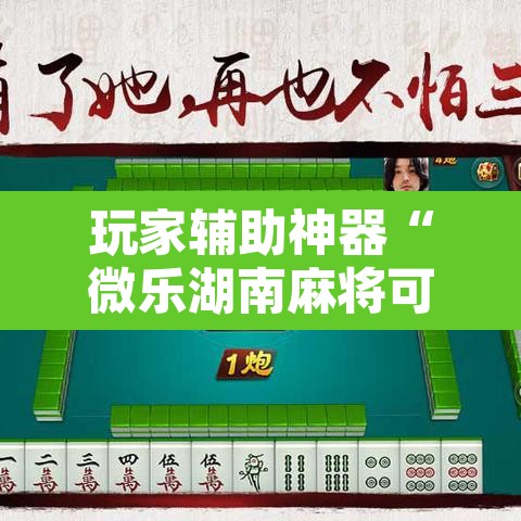 玩家辅助神器“微乐湖南麻将可以开挂吗”开挂辅助脚本+详细开挂安装教程