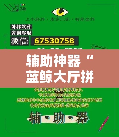 辅助神器“蓝鲸大厅拼三张透视辅助软件	”附辅助神器开挂脚本详细步骤