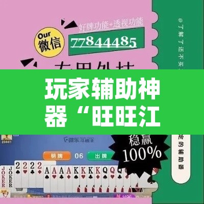 玩家辅助神器“旺旺江苏麻将开挂神器	”其实确实有挂