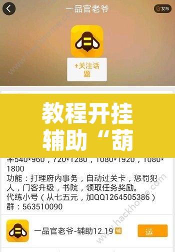 教程开挂辅助“葫芦娃可以开挂吗”开挂辅助脚本+详细开挂安装教程