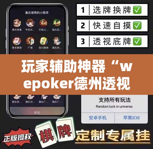 玩家辅助神器“wepoker德州透视软件	”(透视挂)辅助透视教程