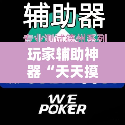 玩家辅助神器“天天摸麻将开挂器”(透视)其实确实有挂