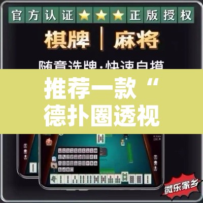 推荐一款“德扑圈透视方法”开挂辅助脚本+详细开挂安装教程