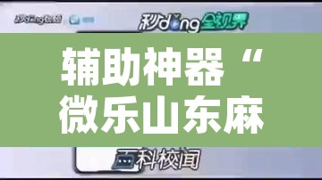 辅助神器“微乐山东麻将免费挂”开挂辅助脚本+详细开挂安装教程