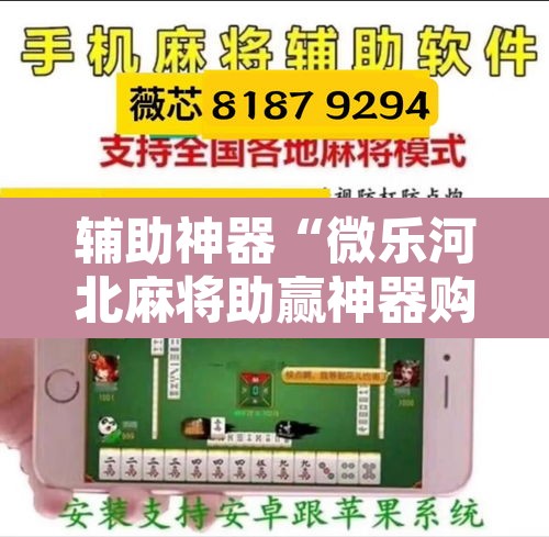 辅助神器“微乐河北麻将助赢神器购买”其实确实有挂