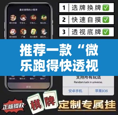 推荐一款“微乐跑得快透视软件”其实确实有挂
