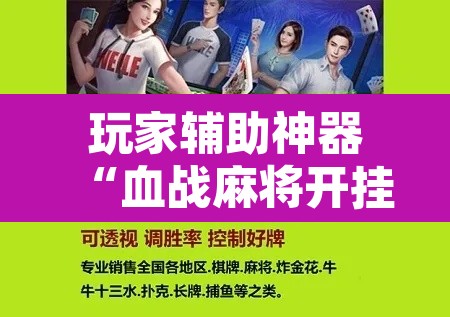 玩家辅助神器“血战麻将开挂神器下载”附辅助神器开挂脚本详细步骤
