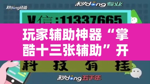 玩家辅助神器“掌酷十三张辅助	”开挂辅助脚本+详细开挂安装教程