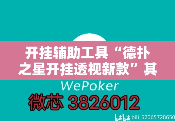 开挂辅助工具“德扑之星开挂透视新款	”其实确实有挂