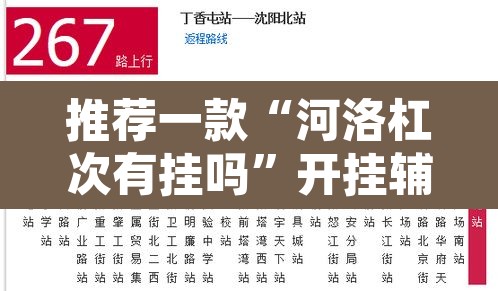 推荐一款“河洛杠次有挂吗”开挂辅助脚本+详细开挂安装教程